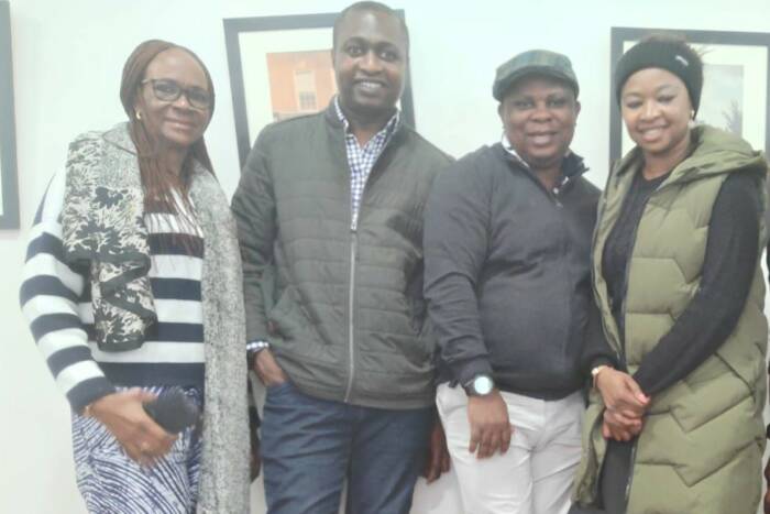 Four members of the Worcester Nigerian Association