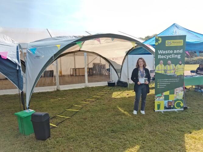 Worcester waste and recycling pop up